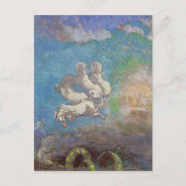 Postal El carro de Apolo, c.1905-14 (Anverso)