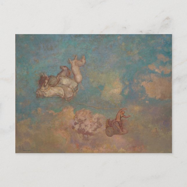 Postal El carro del Apolo (Anverso)