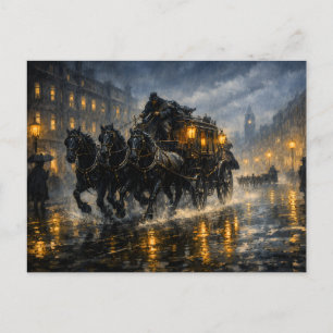 Postal El Carruaje Revenant — Luz de tormenta de los cond