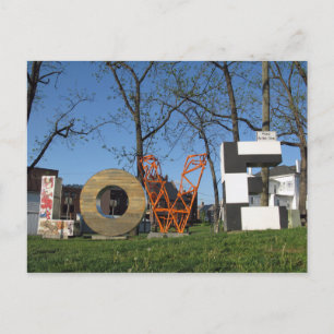 Postal El cartel de LOVEworks en Harrisonburg Virginia