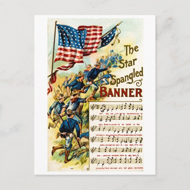 Postal El cartel estelar de 1908 (Anverso)