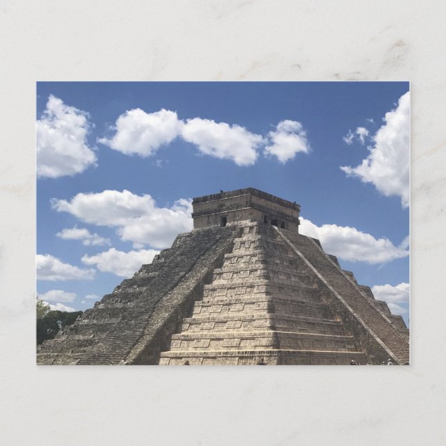 Postal El Castillo - Chichen Itza, México Postcard (Anverso)