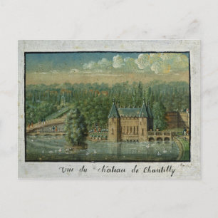 Postal El castillo de Chantilly