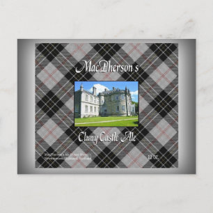 Postal El castillo de Cluny Ale de MacPherson