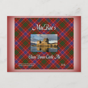 Postal El castillo de Donan Eilean de MacRae