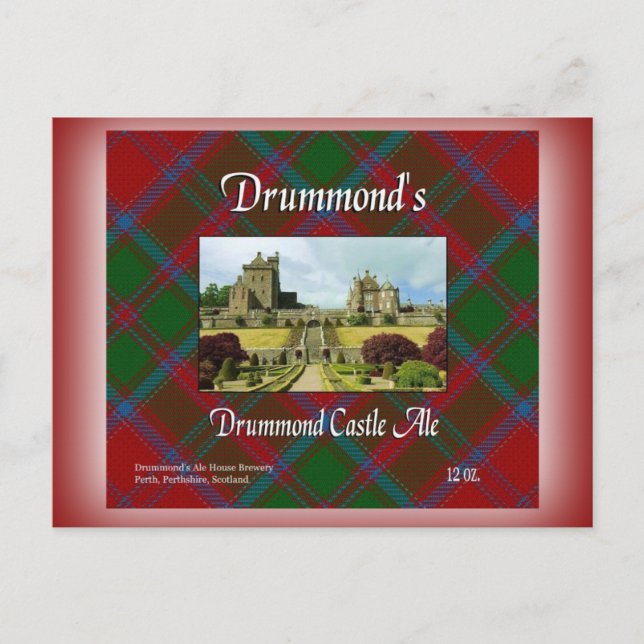 Postal El Castillo de Drummond Ale (Anverso)