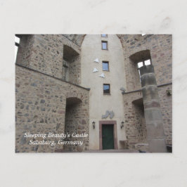 Postal El castillo de la bella durmiente