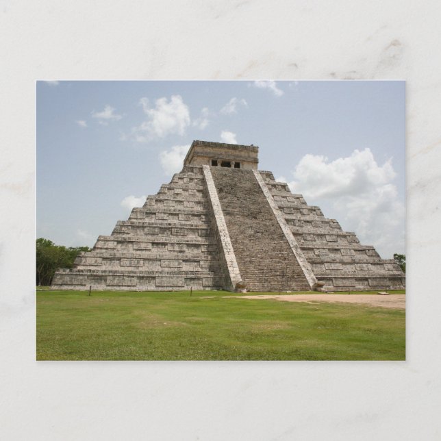 Postal "El Castillo" en Chichen Itza (Anverso)