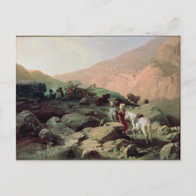 Postal El Cáucaso, 1872 (Anverso)