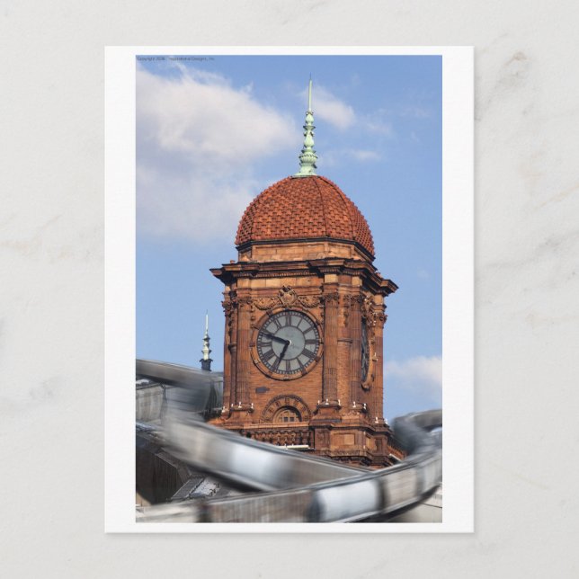 Postal El centro (Anverso)