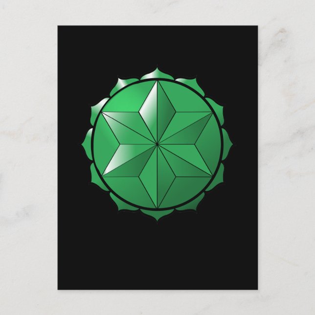 Postal El Chakra del Corazón (Anverso)