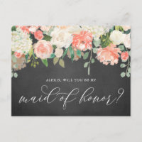 El Chalkboard de las Flores de Peach es mi doncell