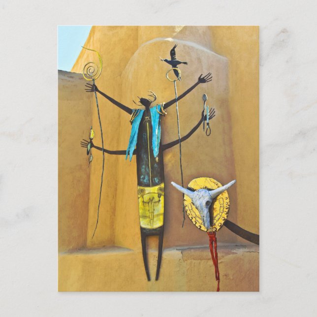 Postal El chamán (Anverso)