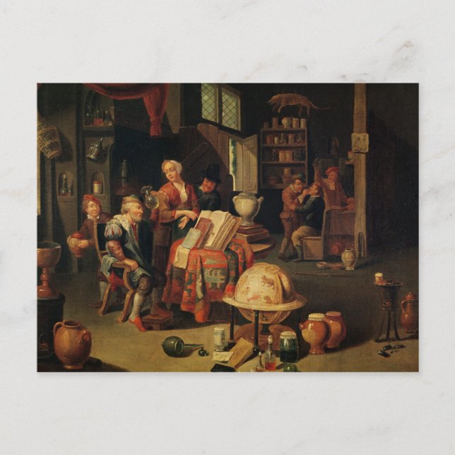 Postal El charlatán (Anverso)