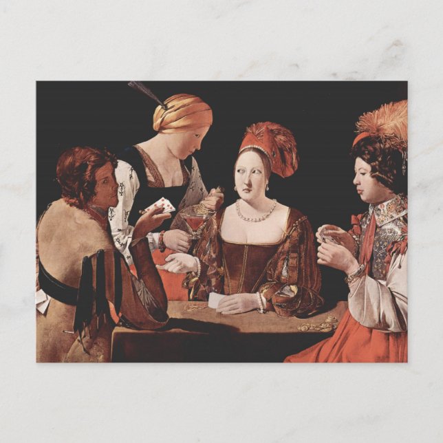 Postal El Cheat (con el As de los diamantes) - 1635 (Anverso)