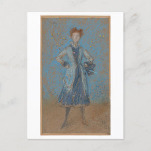 Postal "El Chica azul" de James McNeill Whistler Postcard