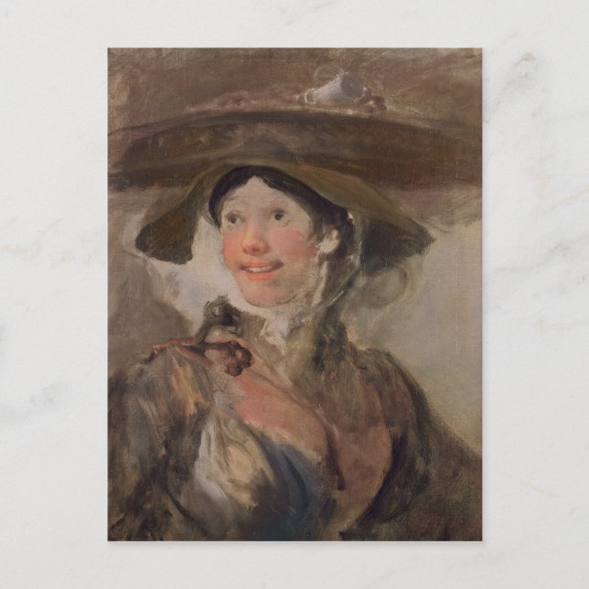 Postal El Chica camaronero, c.1745 (Anverso)