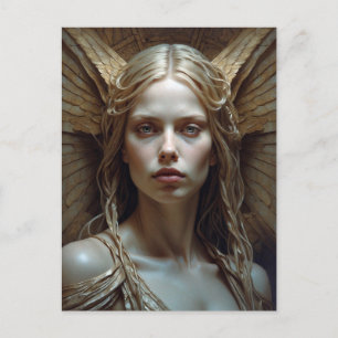 Postal el chica dorado