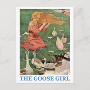 Postal El Chica ganso