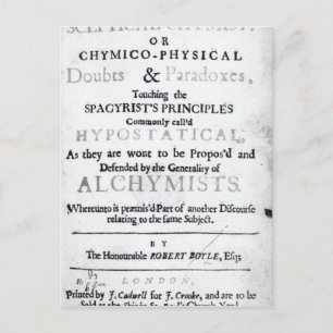 Postal 'El Chimista Escéptico'