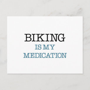 Postal El ciclismo es mi medicina