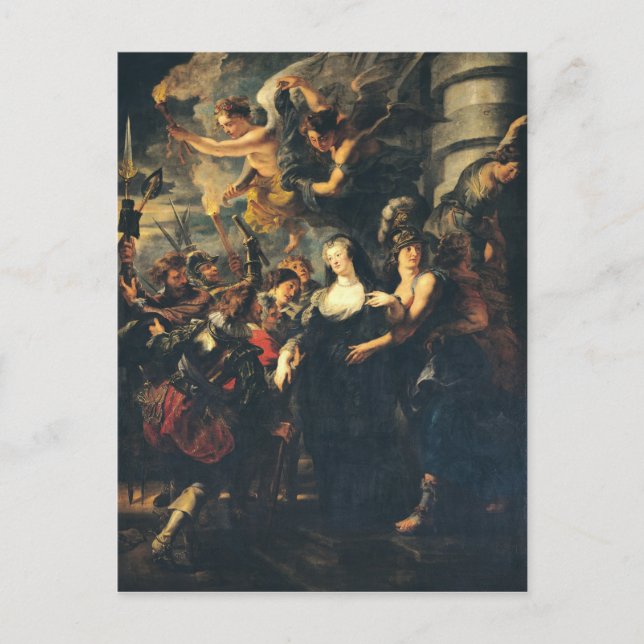 Postal El Ciclo 3 del Medici (Anverso)