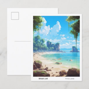 Postal El cielo azul en Khao Lak Tailandia Viajes de époc