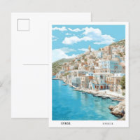 El cielo azul en Syros Grecia Viajes de época
