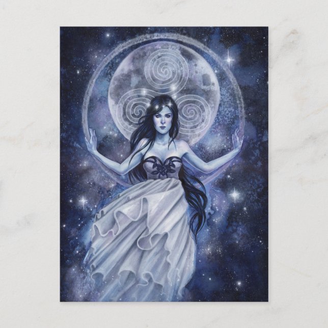 Postal El cielo de Arianrhod (Anverso)