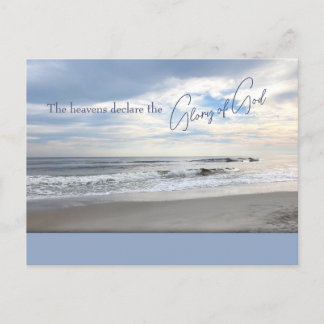 Postal El cielo declara la gloria de Dios