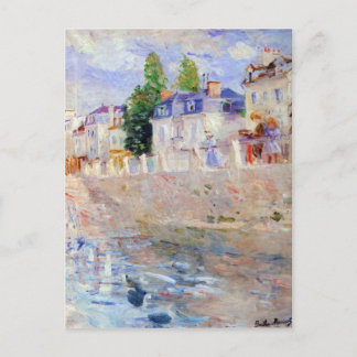 Postal El cielo en Bougival por Berthe Morisot