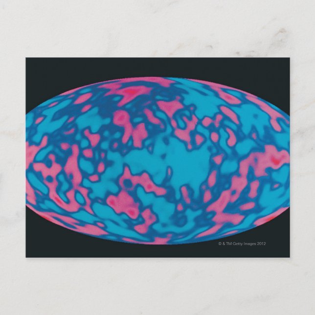 Postal El cielo galáctico (Anverso)