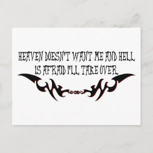 Postal El cielo no me quiere