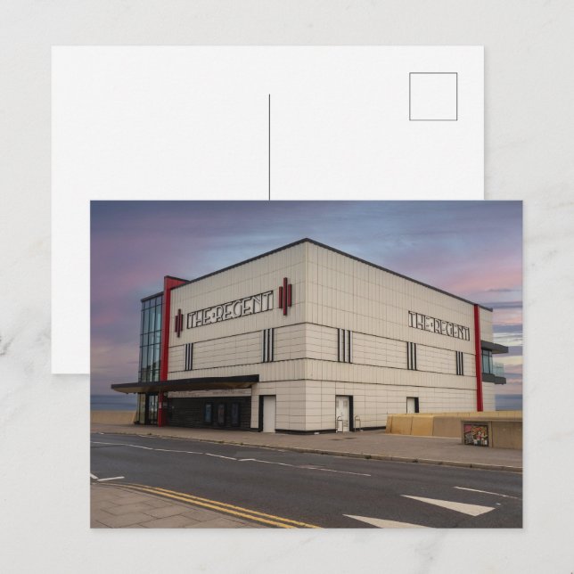 Postal El cine regente, Redcar (Anverso / Reverso)