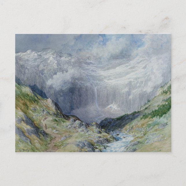 Postal El circo de Gavarnie, 1882 (Anverso)