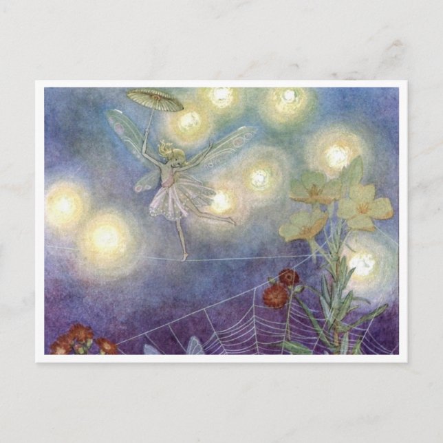 Postal El circo de hadas Dorothy Lathrop (Anverso)