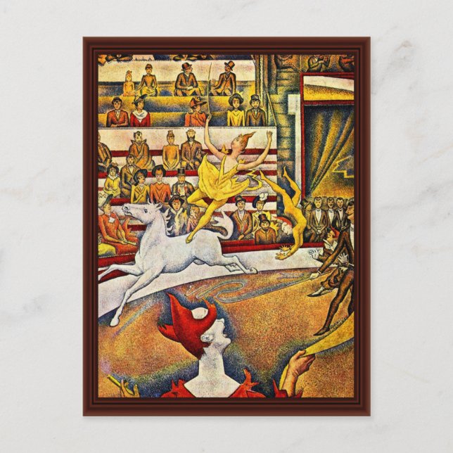 Postal El Circo De Seurat Georges (Anverso)