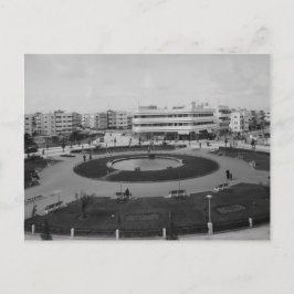 Postal El círculo Dizengoff de Tel Aviv en el decenio de