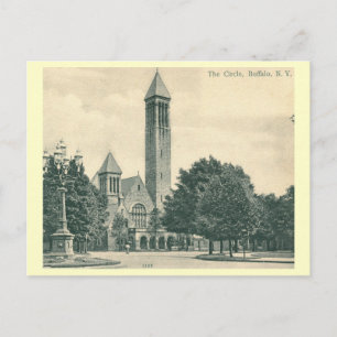 Postal El círculo, el búfalo, la cosecha de Nueva York
