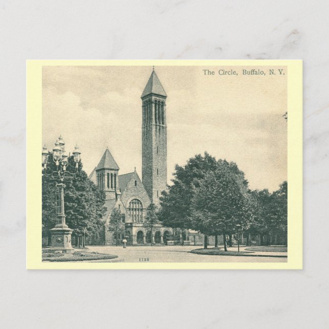 Postal El círculo, el búfalo, la cosecha de Nueva York (Anverso)