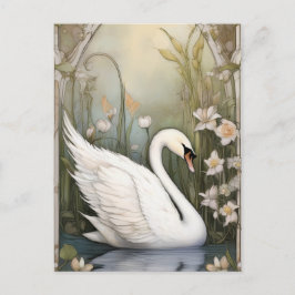 Postal El cisne sereno
