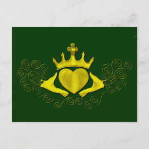 Postal El Claddagh (Oro)