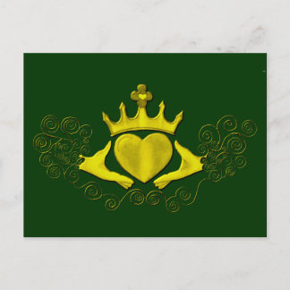 Postal El Claddagh (Oro)