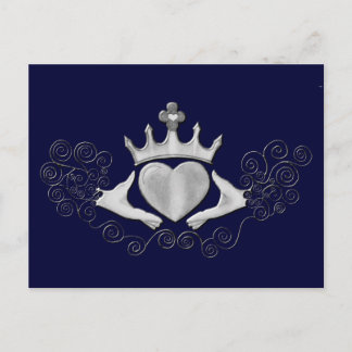 Postal El Claddagh (Plata)