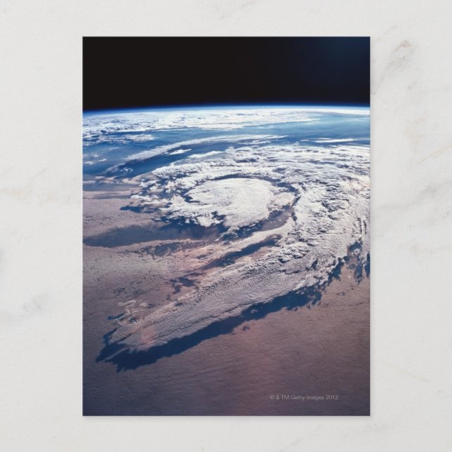 Postal El clima sobre la Tierra (Anverso)