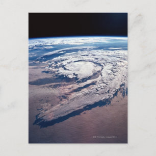 Postal El clima sobre la Tierra