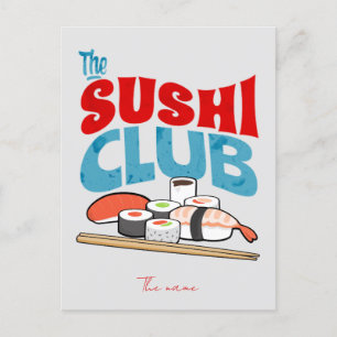 Postal el club de sushi, el sushi