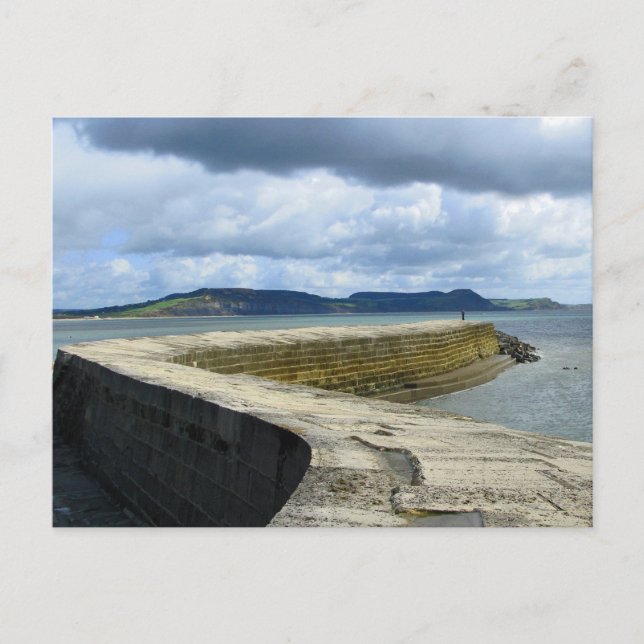 Postal El Cobb, Lyme Regis (Anverso)