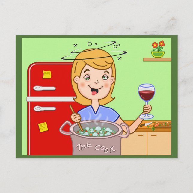 Postal El Cocinero (Anverso)