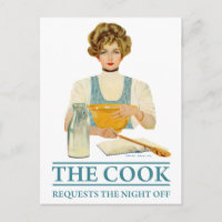 El cocinero pide la noche apagado